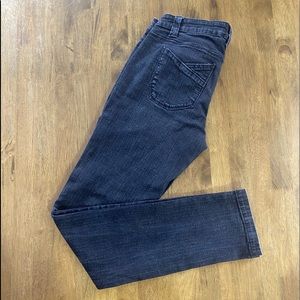 Blue Asphalt Black Wash Skinny Jeans